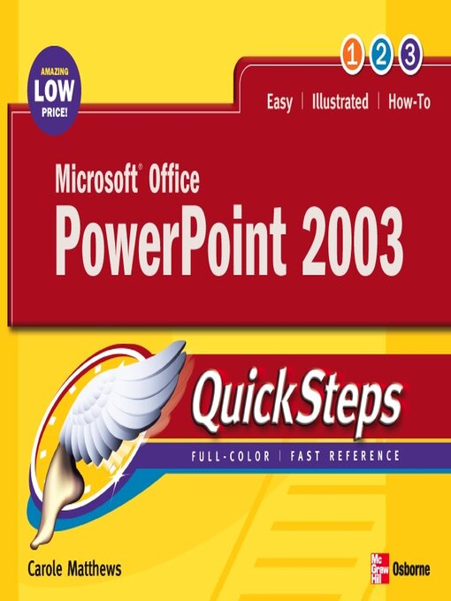 Title details for Microsoft Office PowerPoint 2003 by Carole Matthews - Wait list